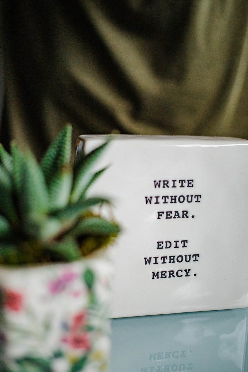 How to edit your own writing